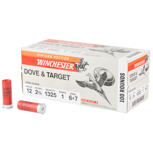 Winchester Ammunition Super-X Steel 12 Gauge 2.75 Inch #6 and #7 Shot - 100 Rounds per Box