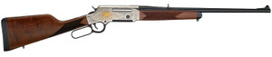 Henry Long Ranger Deluxe Engraved .223 Coyote Edition Rifle with Nickel Plated Finish and Gold Inlay