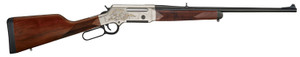 Henry Long Ranger Deluxe Engraved .223 Rem Rifle with Nickel Plated Finish and Gold Inlay