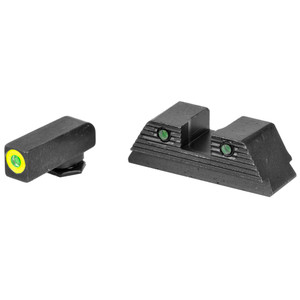 AmeriGlo Trooper Green Lime Night Sight Set for Glock 20/21 – Front and Rear