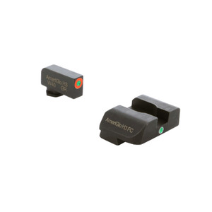 AmeriGlo I-Dot Night Sights for Glock – Green and Orange Dot-Over-Dot Configuration
