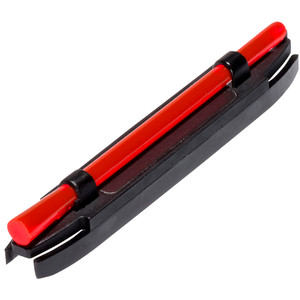 Hi-Viz Magnetic Ultra Narrow Shotgun Sight with Red LitePipe - Fits Ribs from .171" to .265"
