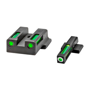 Hi-Viz LightWave H3 Green Night and Day Sight Set for Smith & Wesson 9EZ G/G