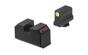 Night Fision Optics Ready Stealth Tritium Gun Sight for Glock G6 with Bright White Ring