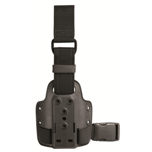 Safariland Model 6009-10 Single Strap Leg Shroud with D-Ring in Black