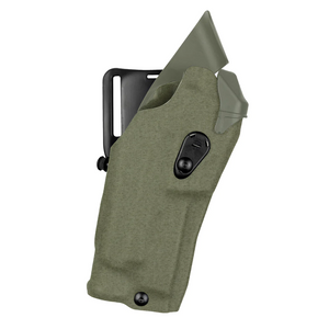 Safariland Model 6390RDS ALS Mid-Ride Level I Retention Duty Holster for Glock 19 MOS with Light - Camo Green Cordura Finish