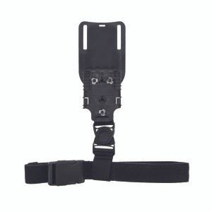 Safariland RGR-UBL Low-Ride Belt Loop with QLS 22 Receiver Plate – Black, 2-Inch Belt Width