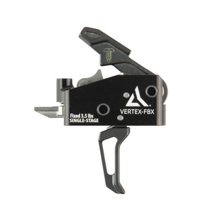 Radian Weapons R0928 Vertex FBX Flat Trigger – Black and Silver