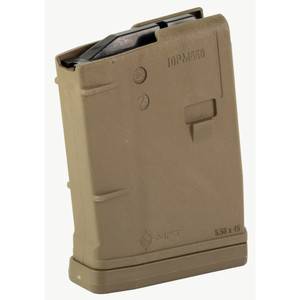 Mission First Tactical MAG MFT 5.56 10-Round Magazine in Flat Dark Earth (Part Number: 10PM556BAG-SDE)