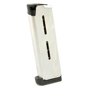 Wilson Combat Officer 45 ACP 7-Round Magazine - Durable Silver Finish
