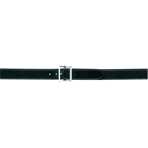 Safariland 51 Garrison Belt with Square Buckle – 1.75 inch Width, Black Basket Weave Leather, Size 38