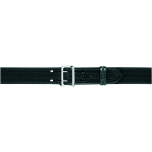 Safariland 875-42-6 Sam Browne Duty Belt - 2.25 Inch Width, Black, Chrome Buckle, Size 42