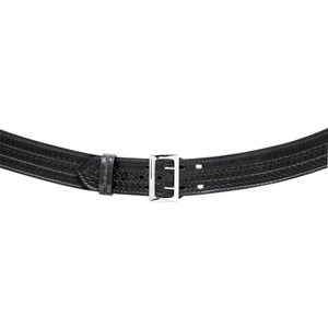 Safariland 872-54-6 Contoured Duty Belt with Suede Lining, 2.25 inches Wide, Size 54, Chrome Hardware