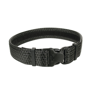 BLACKHAWK! Reinforced Web Duty Belt with Nylon Loop Inner Surface, Medium, Black Basket Weave