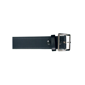 Boston Leather 1 3/4 Garrison Belt - American Value Line, 36 Inches, Black Leather with Nickel Hardware