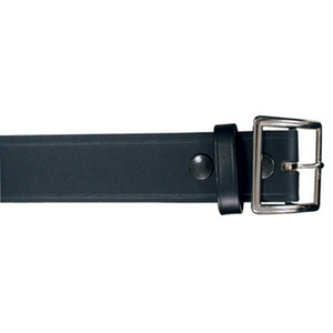 Boston Leather 1 3/4 Garrison Belt with Nickel Hardware – Size 40, Black Full Grain English Bridle Leather