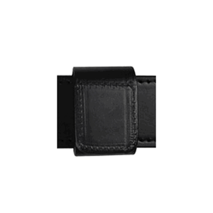 Boston Leather 5497-1 Double Wide Belt Keeper with Hook and Loop, 1 3/4 Inch, Black