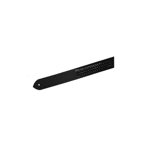 Boston Leather 6535-3-42 1 3/4 Inch Full Grain Leather No Buckle Belt, Size 42, Black Basket Weave Finish