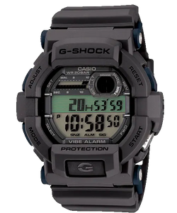 Casio G-Shock GD350-8 Classic Watch with Vibration Alarm and World Time