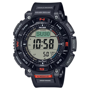 Casio Pro Trek PRG340-1 Solar Triple Sensor Watch - Eco-Friendly Outdoor GPS Timepiece