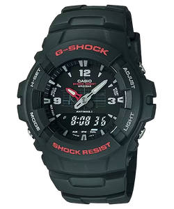 Casio G-Shock G100-1BV Classic Analog-Digital Watch with Shock and Water Resistance