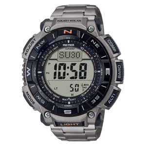 Casio Pro Trek PRG340T-7 Solar Triple Sensor Watch with Bio-Based Resin Case and Band