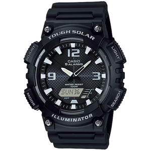Casio AQS810W-1AVCF Solar Powered Analog-Digital Watch with World Time and Water Resistance