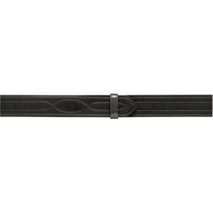 Safariland 94P Buckleless Duty Belt 2.25 inch Black Hi Gloss with Hidden Brass Hook