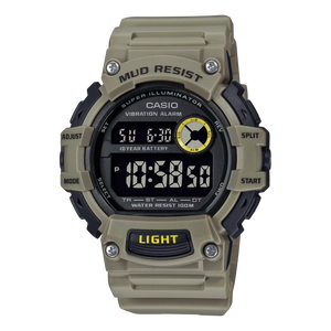 Casio TRT110H-5BV Mud-Resistant Digital Watch with Dual Time and 100M Water Resistance