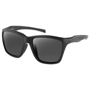 Bobster Anchor Matte Black Unisex Polarized Sunglasses with Smoked Lenses - Part BANC001P