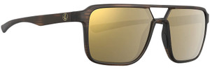Leupold Bridger Matte Tortoise Polarized Wraparound Eyewear with Bronze Mirror Lenses - Part 182673