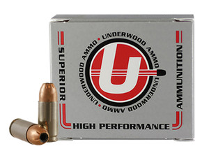 Underwood Ammo 139 9mm Luger +P 147-Grain Jacketed Hollow Point Centerfire Handgun Rounds