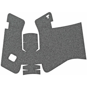 Talon Grips for Glock Gen 5 Models 17, 19X, 22, 34, and 45 with Medium Backstrap - Granulate Texture in Black