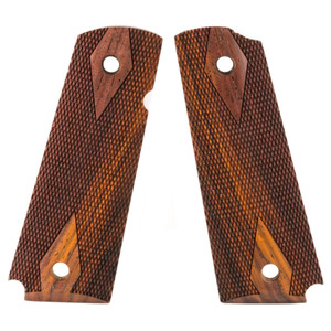 Hogue Fancy Hardwood Checkered Cocobolo Grip Panel for 1911 Government Models