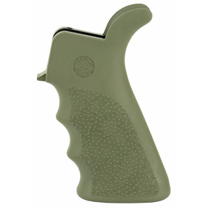 Hogue Overmolded AR/M16 Beavertail Pistol Grip in Olive Drab Green - Model 15021
