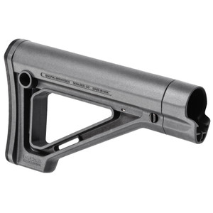 Magpul Industries MOE Fixed Carbine Stock - Mil-Spec Model in Gray