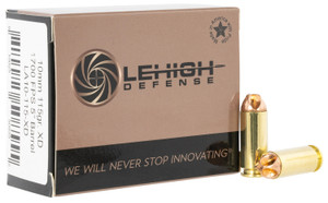 Lehigh Defense LA10-115-XD 10mm Auto Centerfire Handgun Rounds – 115 Grain for Home Defense