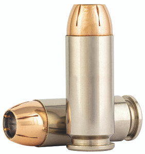 Federal PD10P1 10mm Auto Jacketed Hollow Point 200-Grain Centerfire Handgun Rounds for Home Defense