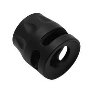 True Precision Micro Compensator for 9mm Pistols with 1/2x28 Thread – Black