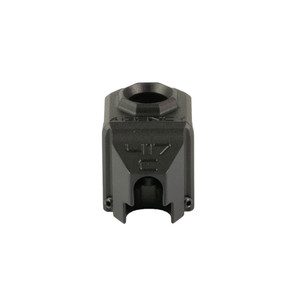 Agency Arms 417C Single Chamber Compensator for Glock 43 in Black (Part Number: 417S-G43-BLK)