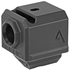 Agency Arms 417 Single Port Compensator for Glock Gen 3 Pistols, Black (Part #417S-G3-BLK)