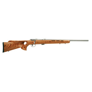 Savage Arms Mark II BTVS 22LR Bolt Action Rifle with 21-Inch Heavy Barrel and Laminate Thumbhole Stock