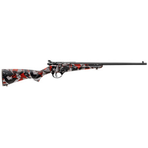 Savage Arms Rascal .22 LR Bolt-Action Rifle with American Flag Camo Synthetic Stock