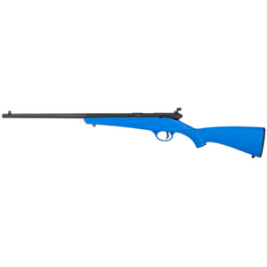 Savage Arms Rascal .22 LR Bolt-Action Rifle with 16.1-Inch Barrel, Blue Synthetic Stock