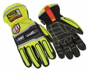 Ringers Gloves Extrication Barrier One Gloves - Hi-Viz Yellow, Small