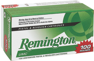 Remington Ammunition UMC 40 S&W 180-Grain Full Metal Jacket Centerfire Handgun Rounds (Box of 100)