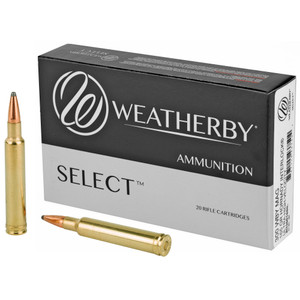 Weatherby Select InterLock 300 Weatherby Magnum Ammunition - 165 Grain, Box of 20 Rounds