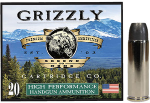 Grizzly Ammo GC45C+P14 45 Colt +P 335 Grain Wide Long Nose Gas Check Centerfire Handgun Rounds