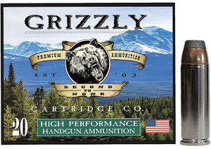 Grizzly Ammo GC45C+P10 45 Colt +P 300-Grain Bonded Flat Point Centerfire Handgun Rounds