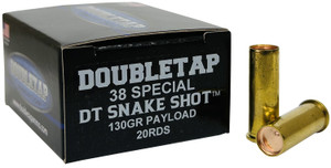 DoubleTap Ammunition 38SPSS2 38 Special Snake Shot 130-Grain Centerfire Handgun Rounds